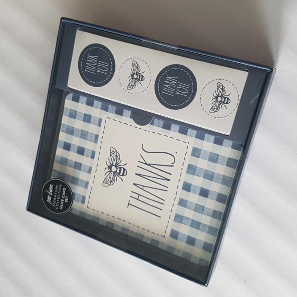 37 Pcs Rae Dunn Thank You Cards with Envelopes and Stickers